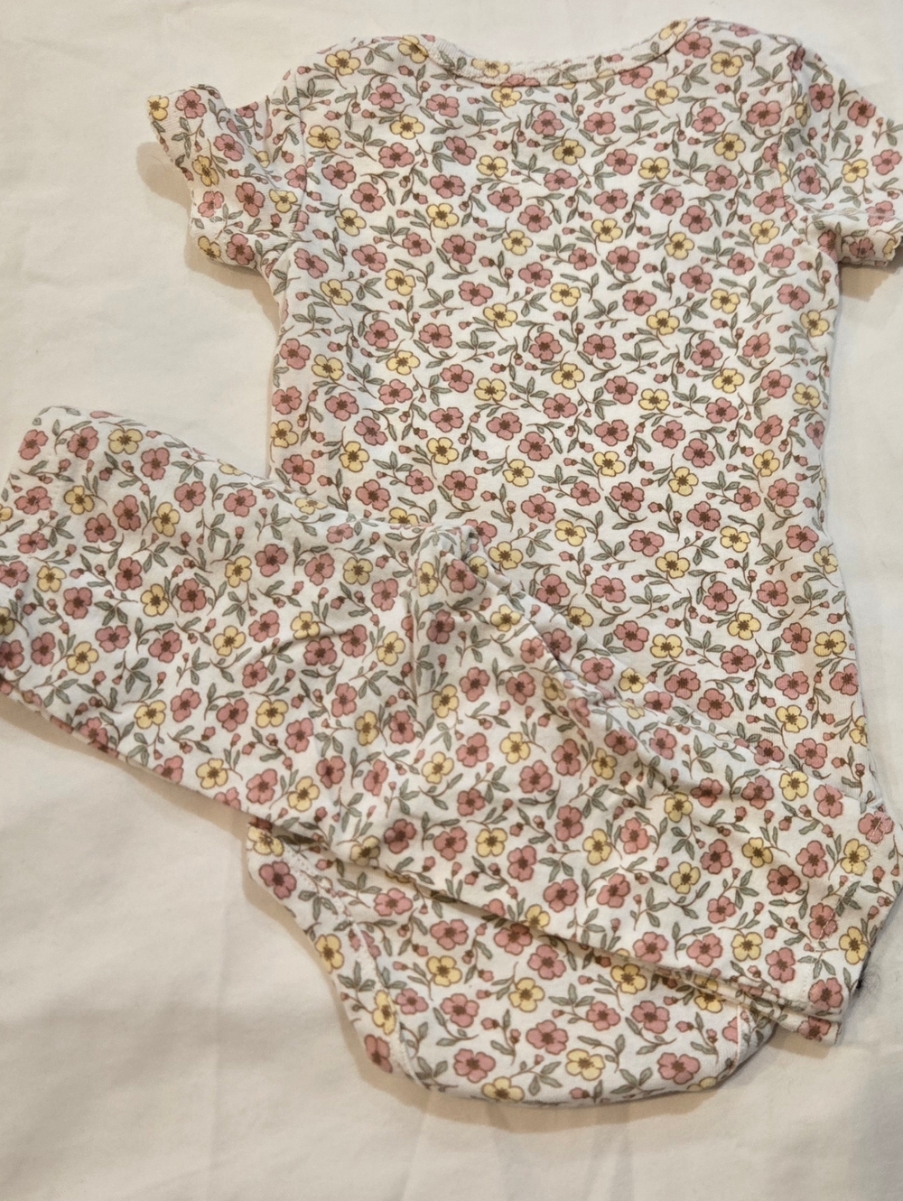 Carter's - Floral Print Onesie & Pant Set - (6-9M)